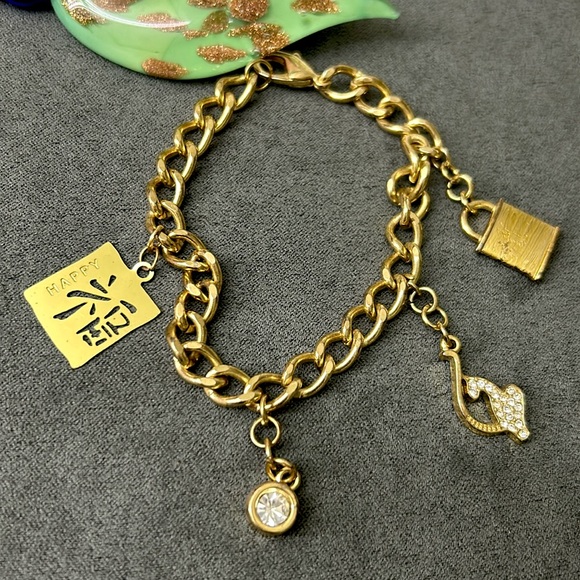 🖤RARE💕💕Vintage Baby phat charm bracelet - Picture 1 of 14